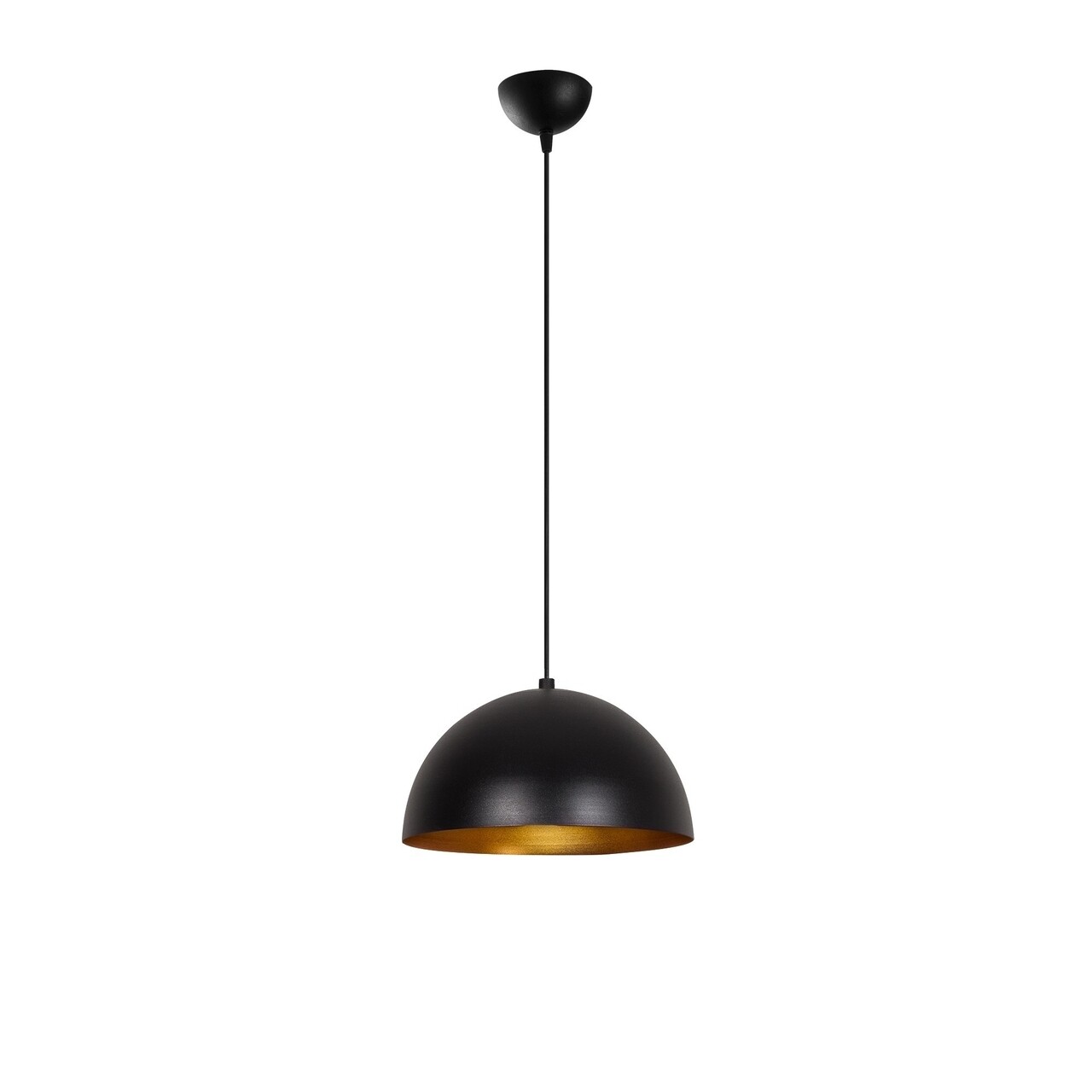 Lustra Sivani MR - 721, Opviq, 30 x 111 cm, 1 x E27, 40W, negru/auriu - imagine 6